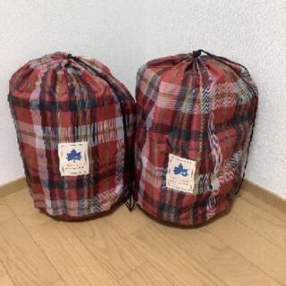 【値下げ】冬用ロゴスシュラフ(寝袋)２個セット
