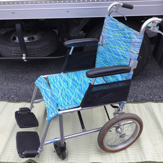 中古　日進医療器　介助用車椅子