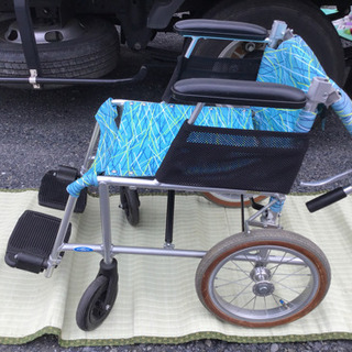 中古 日進医療器 介助用車椅子