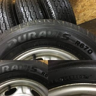 BS DURAVIS R670 195/80R15 107/105L LT】夏タイヤ【日産 キャラバン 