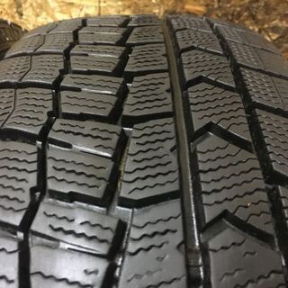 【DUNLOP WM02 185/65R15】スタッドレス【TOPY製 スチールホイール マルチ 15インチ 6J4HPCD100/114.3】バリ溝　(VTN264) クレジットカード QR決済可能