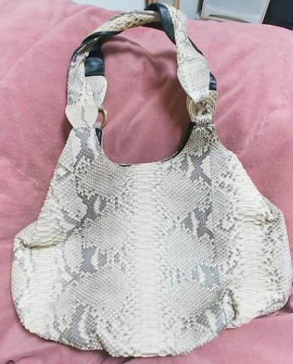 パイソンショルダーバッグ（中古）