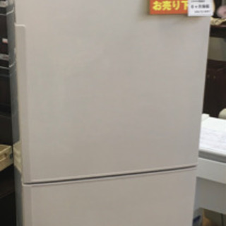 6か月の保証付き】2ドア冷蔵庫 2015年 SHARP