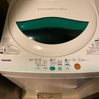 【ネット決済・配送可】洗濯機 5キロ TOSHIBA 