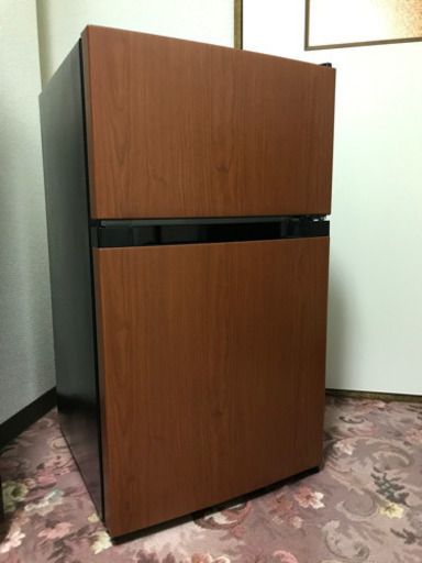 木目調小型冷蔵庫（PRC-B092D） | ginecosofia.com