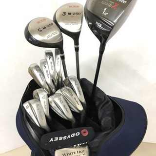 【豪華セット！！】◆Macgregar マグレガー◆ゴルフクラブ 他 14本セット＋FILA キャディバッグ＋レインウェア等付属品多数付き