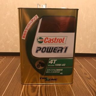 【取引中】カストロール エンジンオイル POWER1 4T 10...