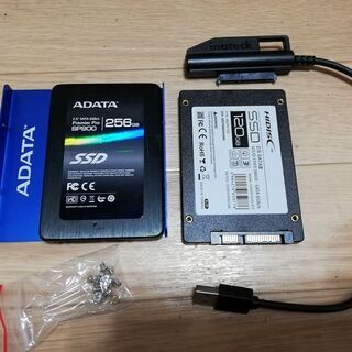 SSD 256GB 120GB　ハードディスク用アダプター