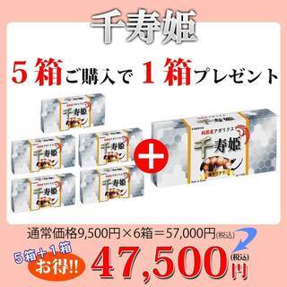 5箱購入で1箱プレゼント】ヒメマツタケ アガリクス エキス 顆粒 千寿姫