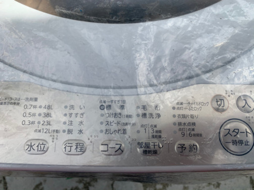 洗濯機5k　東芝2019年製　単身者向け　セール品