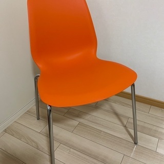 IKEA LEIFARNE レイフアルネ　シートシェル　オレンジ
