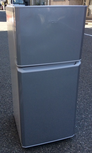 【RKGRE-472】特価！ハイアール/121L 2ドア冷凍冷蔵庫/JR-N121A/中古品/2017年製/当社より近隣無料配達！