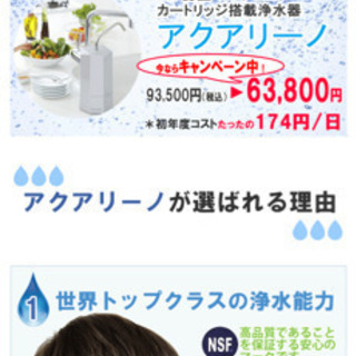 浄水器　アクアリーノ　人気