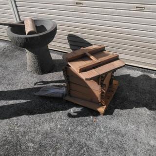 餅つき　臼