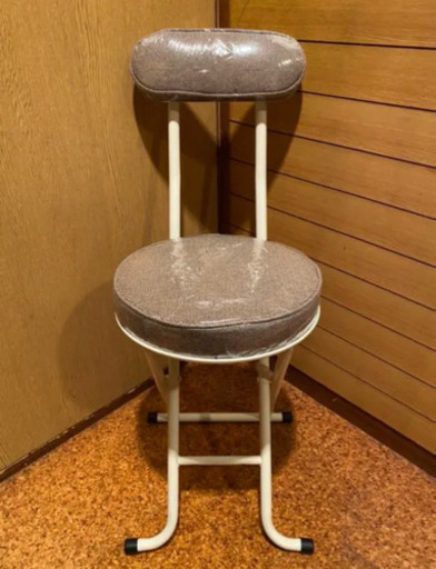 【美品】折り畳みイス　椅子　家具