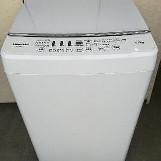 【送料・設置無料】⭐ハイセンス⭐5.5kg⭐2018年製⭐洗濯機超美品⭐冷蔵庫とのセット購入割引あり⭐AE28の画像