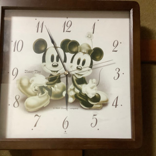 【ネット決済・配送可】ディズニー壁掛け時計
