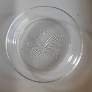 ハナエモリガラス皿(16センチ)６枚