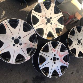 タイヤ、ホイール (売約)17インチ アルミホイール 加工ベース