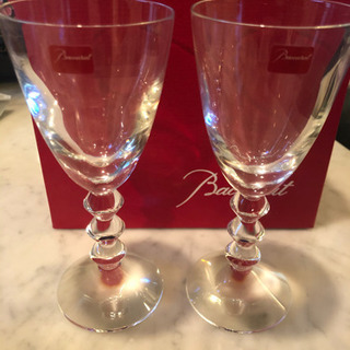 未使用品]Baccarat バカラ ワイングラス2客ベガ ペアセット w2