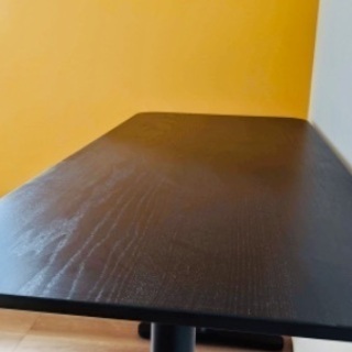 IKEA デスク 黒 140x60cm 11/11まで - 渋谷区