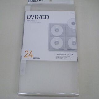 【新品】エレコム 収納ケース DVD CD 24枚収納 クリア ...