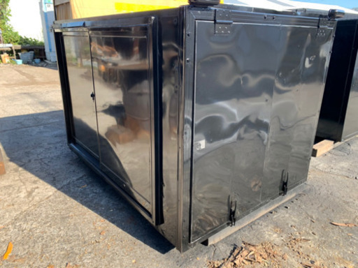 No.409 軽 トラック アルミ箱 バイク倉庫 トラックコンテナ コメ保管庫  