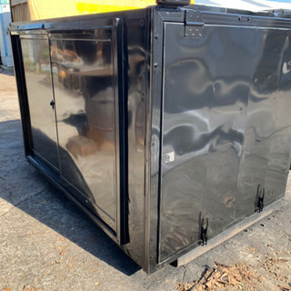  No.409 軽 トラック アルミ箱 バイク倉庫 トラックコンテナ コメ保管庫 物置 DIY