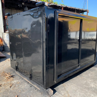  No.409 軽 トラック アルミ箱 バイク倉庫 トラックコンテナ コメ保管庫 物置 DIY