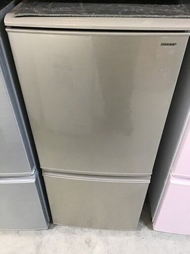 【送料無料・設置無料サービス有り】冷蔵庫 2017年製 SHARP SJ-C14D-N 中古
