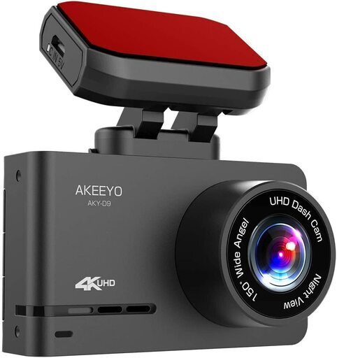 【新品】AKEEYO ドライブレコーダー 4K Ultra HD 500W画素 GPS内蔵 ジェスチャーコントロール SONY製CMOSセンサー 2.45インチIPSモニター WDR搭載 ノイズ対策 駐車監視 日本LED信号機対応 32GB MicroSDカード同梱 G-Sensor 常時録画 日本語説明書 AKY-D9-A