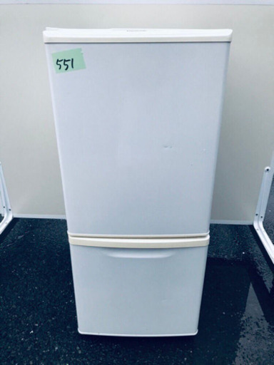 551番 Panasonic✨ノンフロン冷凍冷蔵庫✨NR-TB142W-HG‼️