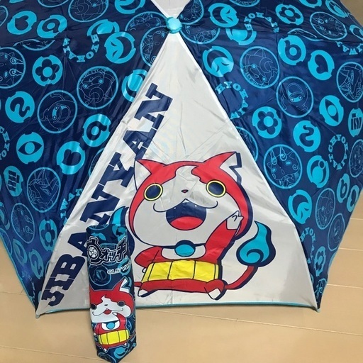 雨の日未使用 妖怪ウォッチ 青 折りたたみ傘 ころすけ 大矢知のキッズ用品 その他 の中古あげます 譲ります ジモティーで不用品の処分
