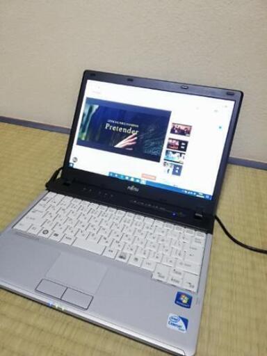 【格安ノートパソコン】FUJITSU　Windows10　セットアップ済み　すぐ使える　無線LAN　Wi-Fi　ノートパソコン　pc ネット　サブ　お子さんの学習用にも