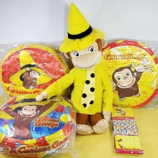 おさるのジョージハロウィンぬいぐるみクッションウォレット７点セット みー 東海のその他の中古あげます 譲ります ジモティーで不用品の処分