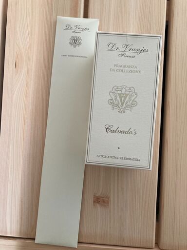 未使用　値下げ　Dr.Vranjes ディフューザー 250ml CALVADO'S diffuser ルームフレグランス　バンブースティック付き