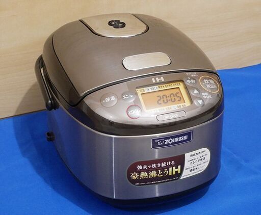 ZOJIRUSHI 極め炊きIH炊飯ジャー 3合「NP-GV05-XT」美品