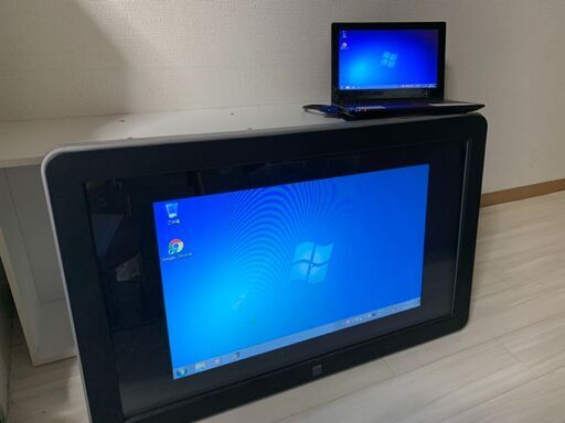 タッチパネル大型32型液晶ディスプレイ！取りに来れる方限定！24時間