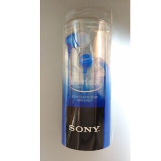 【新品未使用】SONY　イヤホン　MDR-EX15LP　ブルー