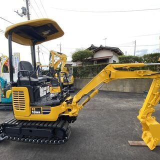 コマツ　PC18MR-2　ミニ油圧ショベル　2ｔクラス　ユンボ　倍速　建設機械