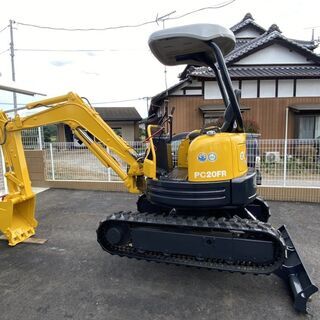 コマツ　PC20FR-1　ミニ油圧ショベル　2ｔクラス　ユンボ　倍速　建設機械