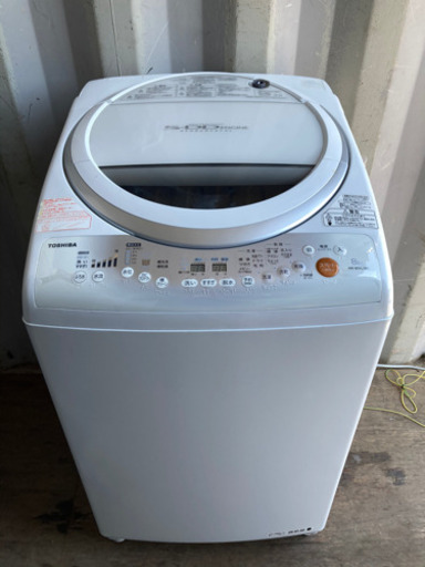 1016-2 TOSHIBA 8.0kg 洗濯機 2012年製　AW-80VL