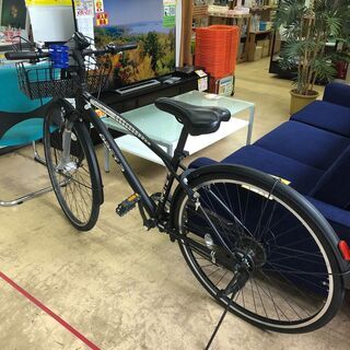 27インチ自転車 APST LEDオートライト 6段変速ギア 鍵付き