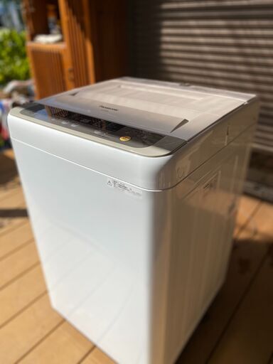 Panasonic　洗濯機　６Kg　縦型　2015年製　中古品