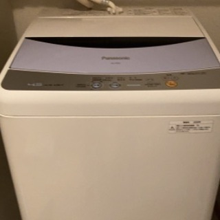 ［譲り先決定］2009年Panasonic製洗濯機　譲ります