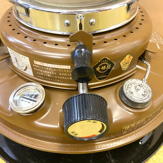 【インテリアとしても】東芝石油ストーブ　ブラウンカラー