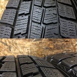 【DUNLOP WINTER MAXX WM01 175/65R14】スタッドレス【BS FEID 社外 14インチ 5.5J4HPCD100+45】フィット キューブ等　(VTJ194) クレジットカード QR決済可能