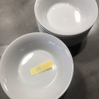 白い深皿　全長１４センチ　15枚