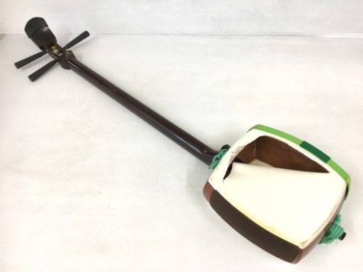 ◇正寸/短棹 三味線 2本セット！◇中棹 紫壇 収納ケース