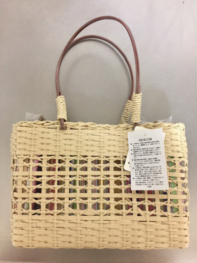 新品タグ付き かごバッグ 巾着付き アンディ 品川のバッグ ハンドバッグ の中古あげます 譲ります ジモティーで不用品の処分